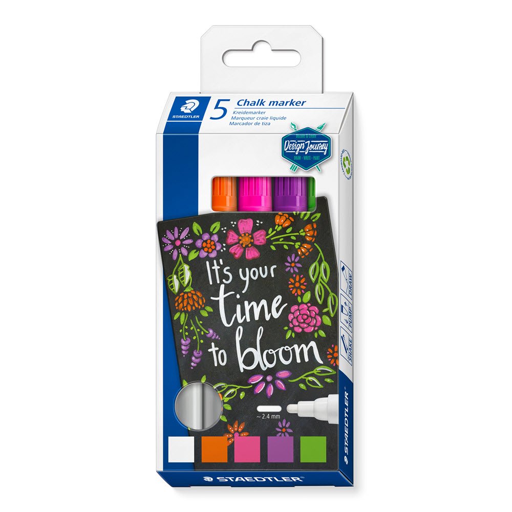 Lumocolor Chalk Marker St 5 ass